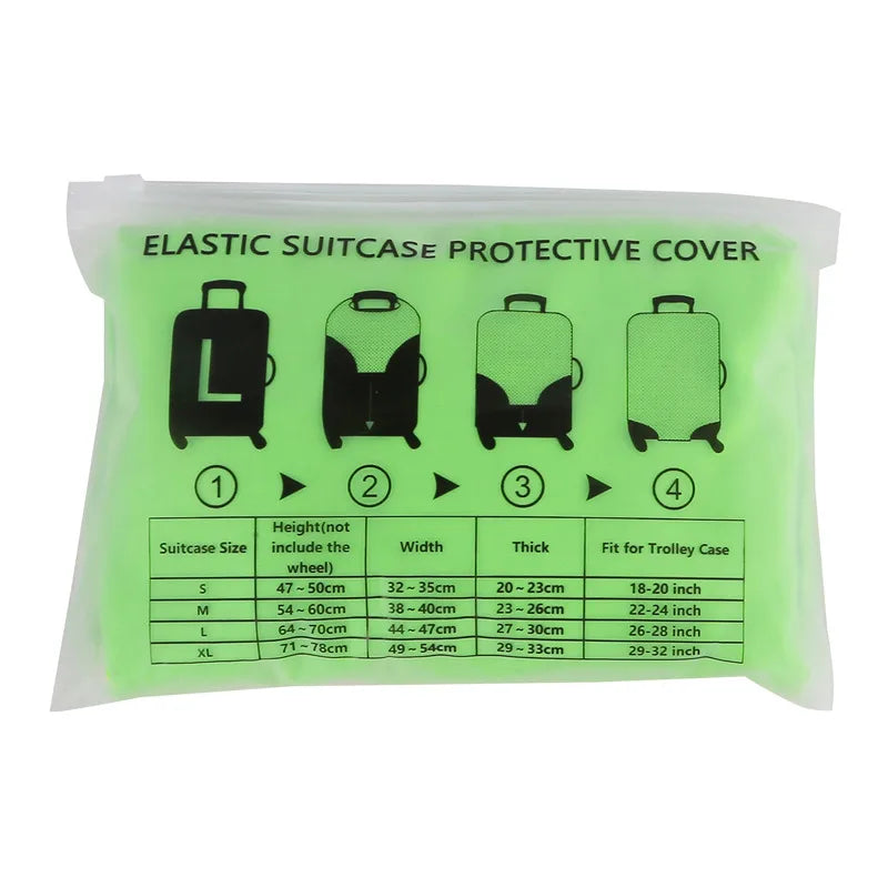 Funda elástica para equipaje, apta para maletas de 18 a 30 pulgadas