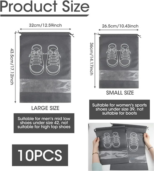 5/10 Bolsas Organizadoras de Zapatos