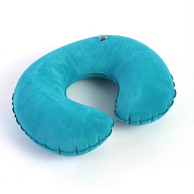 Almohada de viaje inflable
